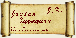 Jovica Kuzmanov vizit kartica